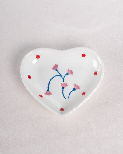 Arunya Handpainted Ceramic Teabag Holder