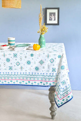 Astral Cotton Table cover - 6 Seater