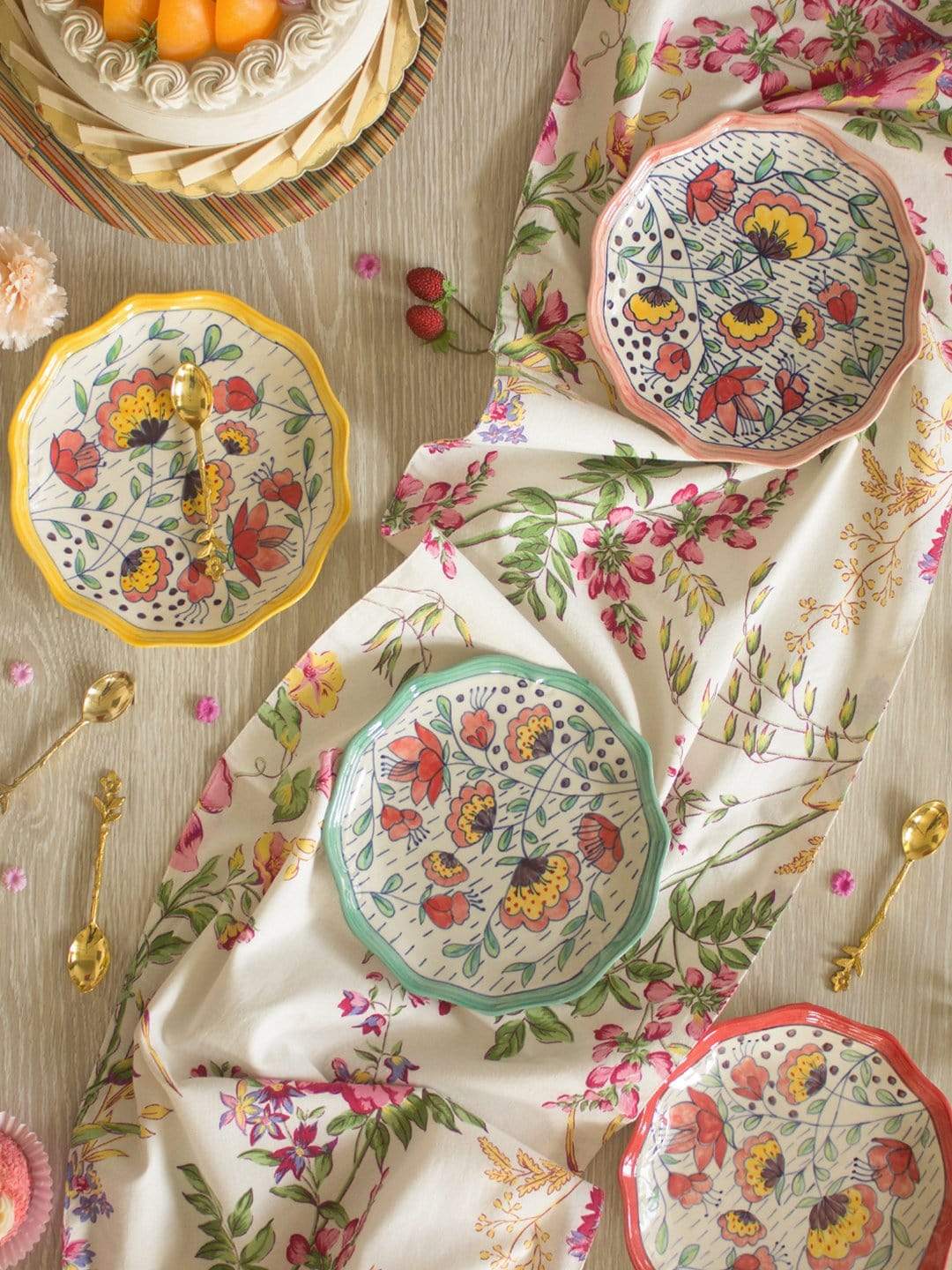Aubrey Dessert Plates - Set Of 4