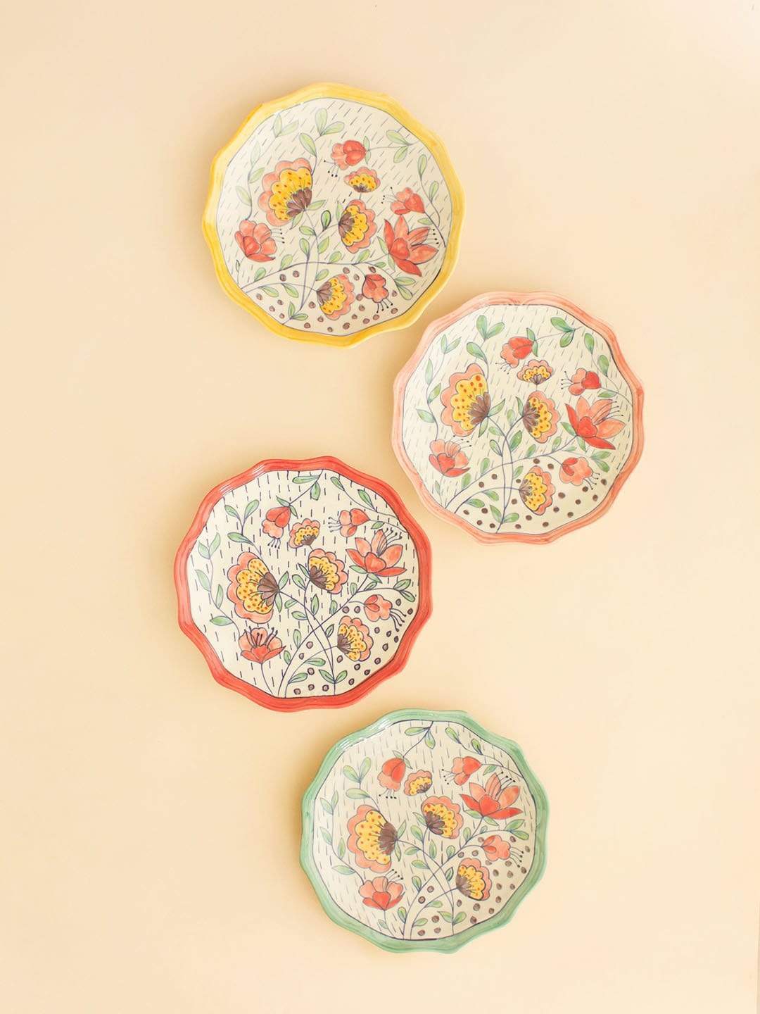 Aubrey Dessert Plates - Set Of 4