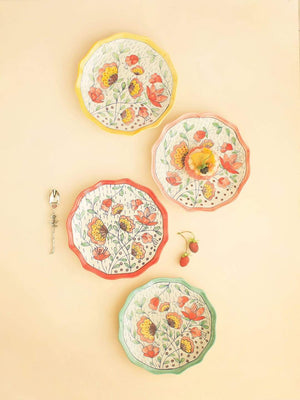 Aubrey Dessert Plates - Set Of 4