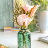 Aurora - Dried Flowers Bouqet in Glass Vase