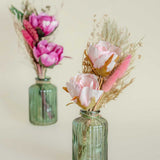 Aurora - Dried Flowers Bouqet in Glass Vase