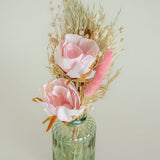 Aurora - Dried Flowers Bouqet in Glass Vase