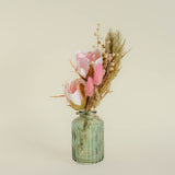 Aurora - Dried Flowers Bouqet in Glass Vase