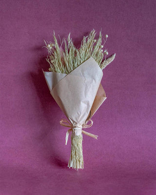 Aurora Natural Dried Flowers Bouquet - 30cm