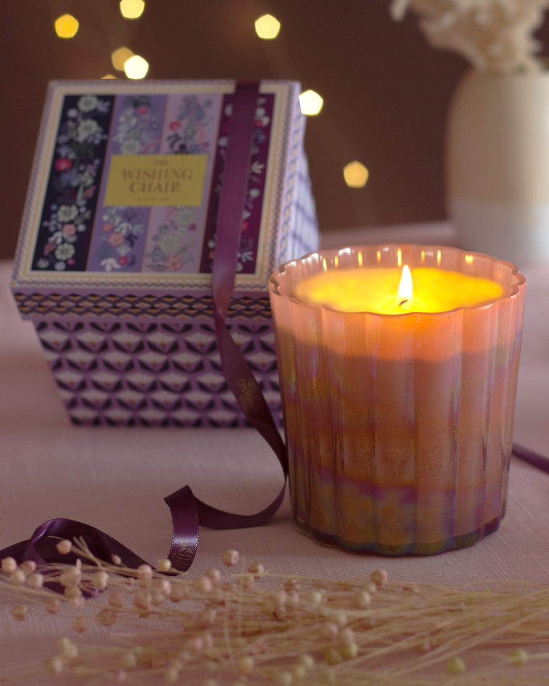 Aurora Soy Wax Jar Candle Sparkly Sitaara Gift box