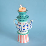 Ava Handpainted Candle Holder