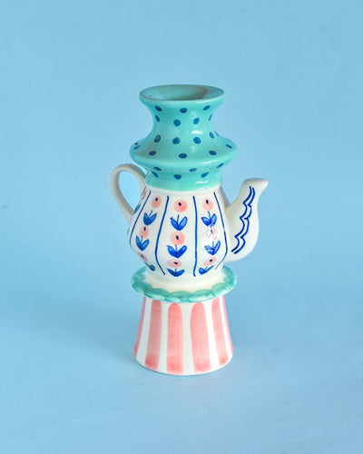 Ava Handpainted Candle Holder