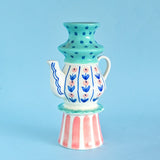 Ava Handpainted Candle Holder
