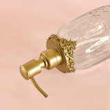 bathware Hearth Brass & Glass Dispenser