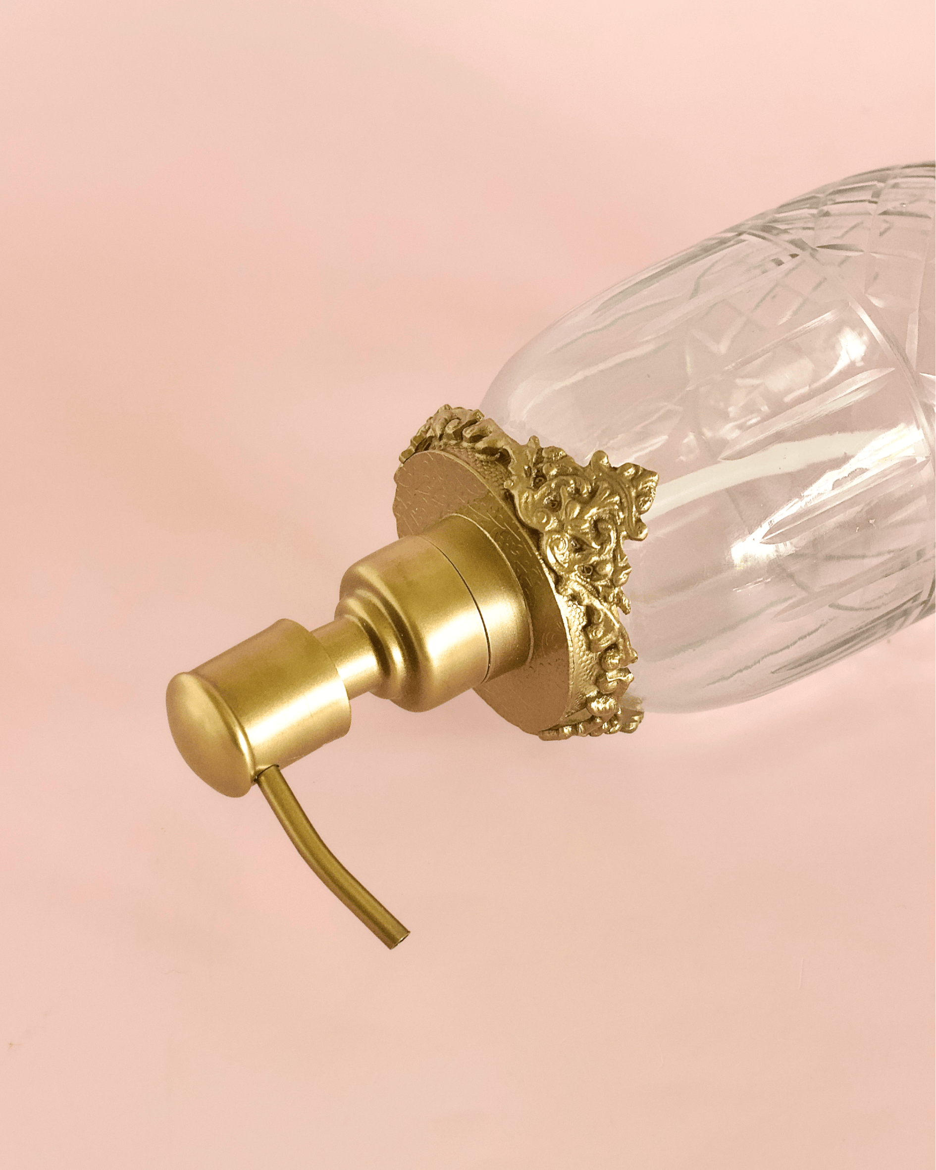 bathware Hearth Brass & Glass Dispenser