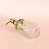 bathware Hearth Brass & Glass Dispenser