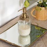 bathware Hearth Brass & Glass Dispenser