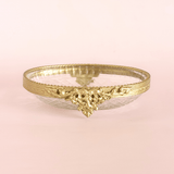bathware Hearth Brass & Glass Soap Dish