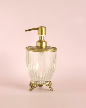bathware Vesper Brass & Glass Dispenser
