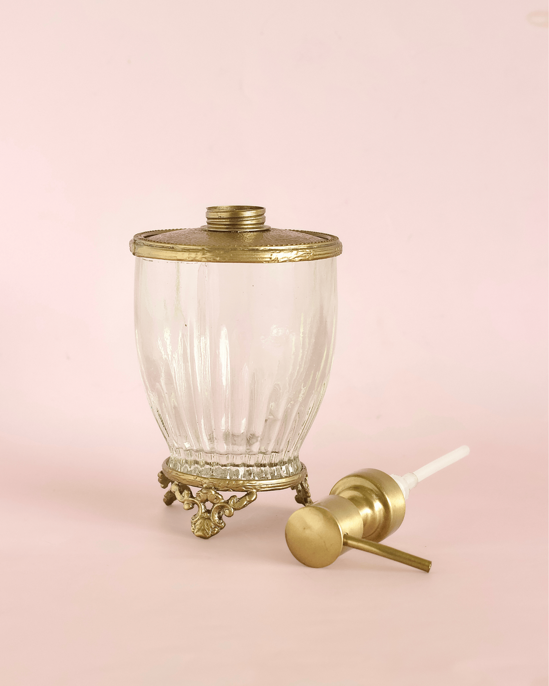 bathware Vesper Brass & Glass Dispenser