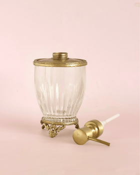 bathware Vesper Brass & Glass Dispenser