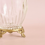 bathware Vesper Brass & Glass Holder