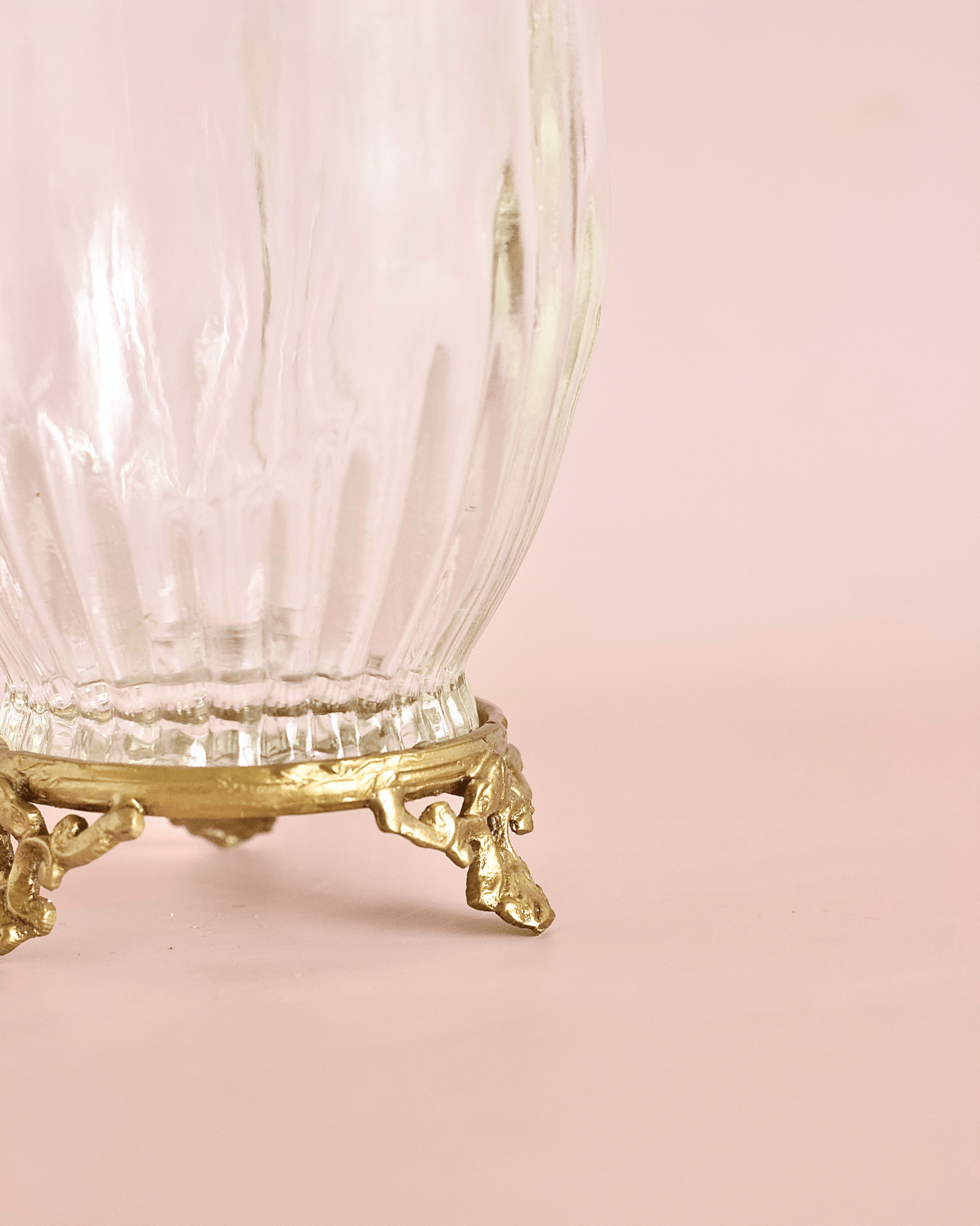 bathware Vesper Brass & Glass Holder