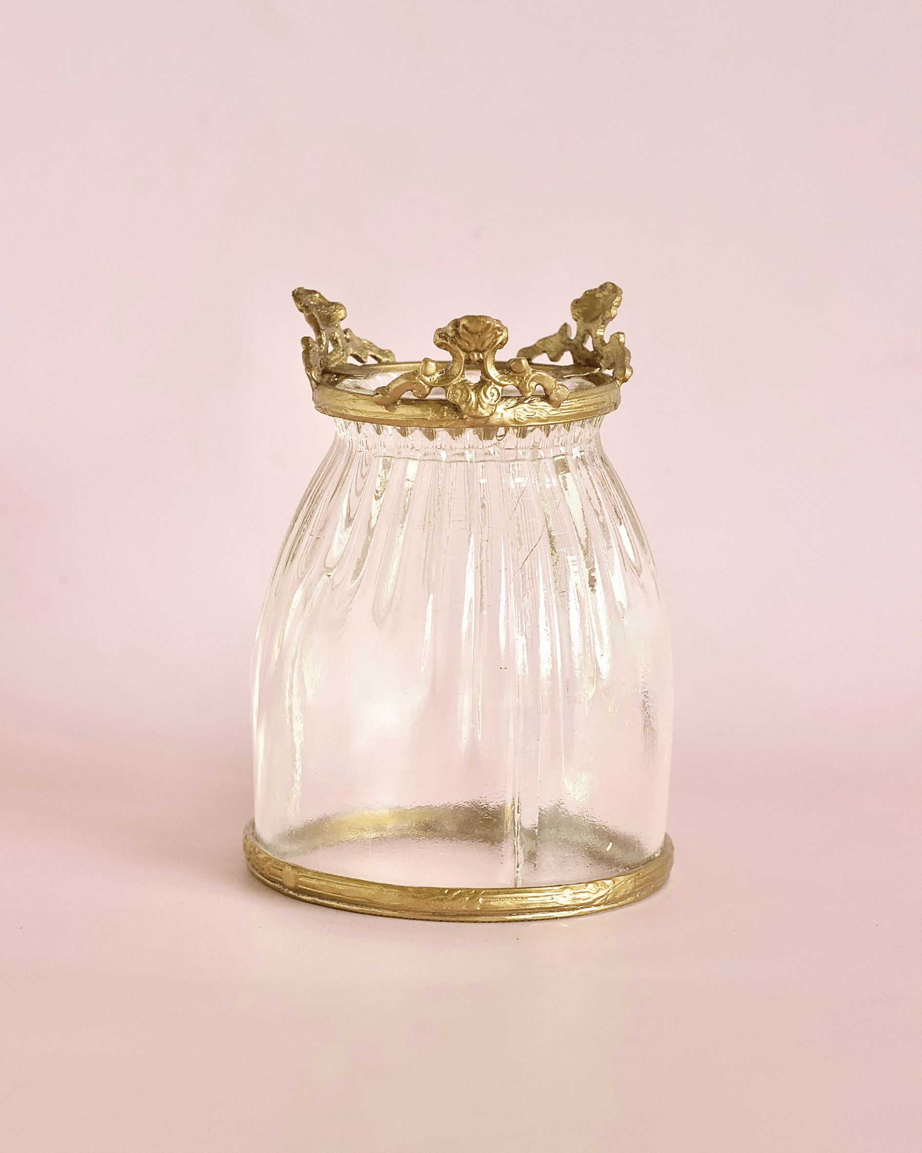 bathware Vesper Brass & Glass Holder