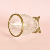 bathware Vesper Brass & Glass Holder