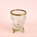 bathware Vesper Brass & Glass Holder