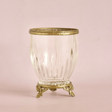 bathware Vesper Brass & Glass Holder