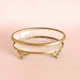 bathware Vesper Brass & Glass Soap Dish
