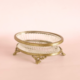 bathware Vesper Brass & Glass Soap Dish