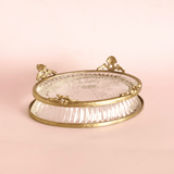 bathware Vesper Brass & Glass Soap Dish