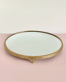 bathware Vesper Brass & Glass Tray