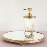 bathware Vesper Brass & Glass Tray