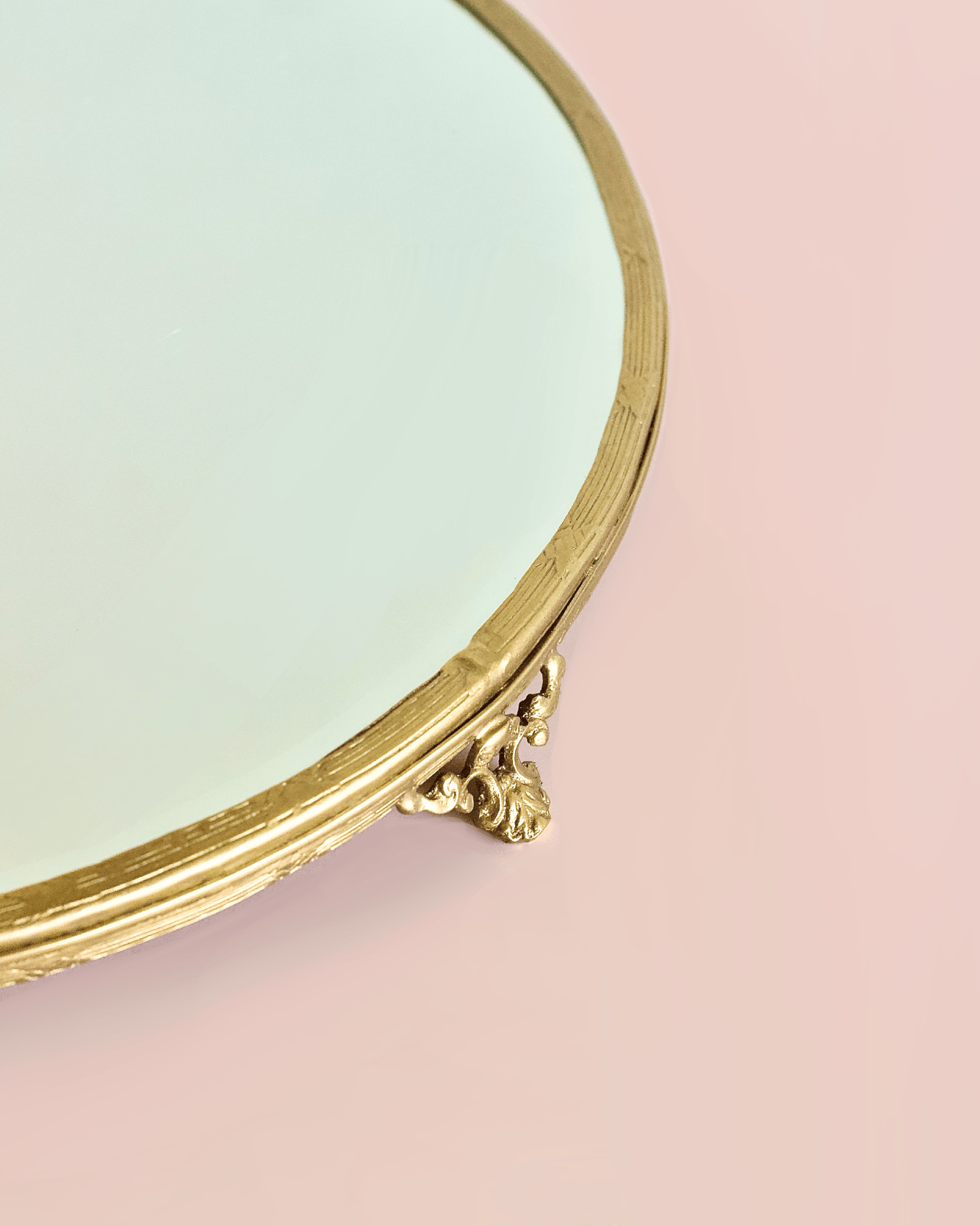 bathware Vesper Brass & Glass Tray