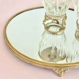 bathware Vesper Brass & Glass Tray