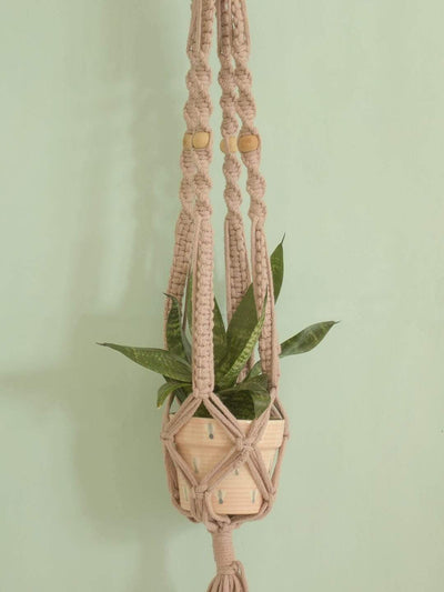 Bell Flowers Macrame Planter Holder