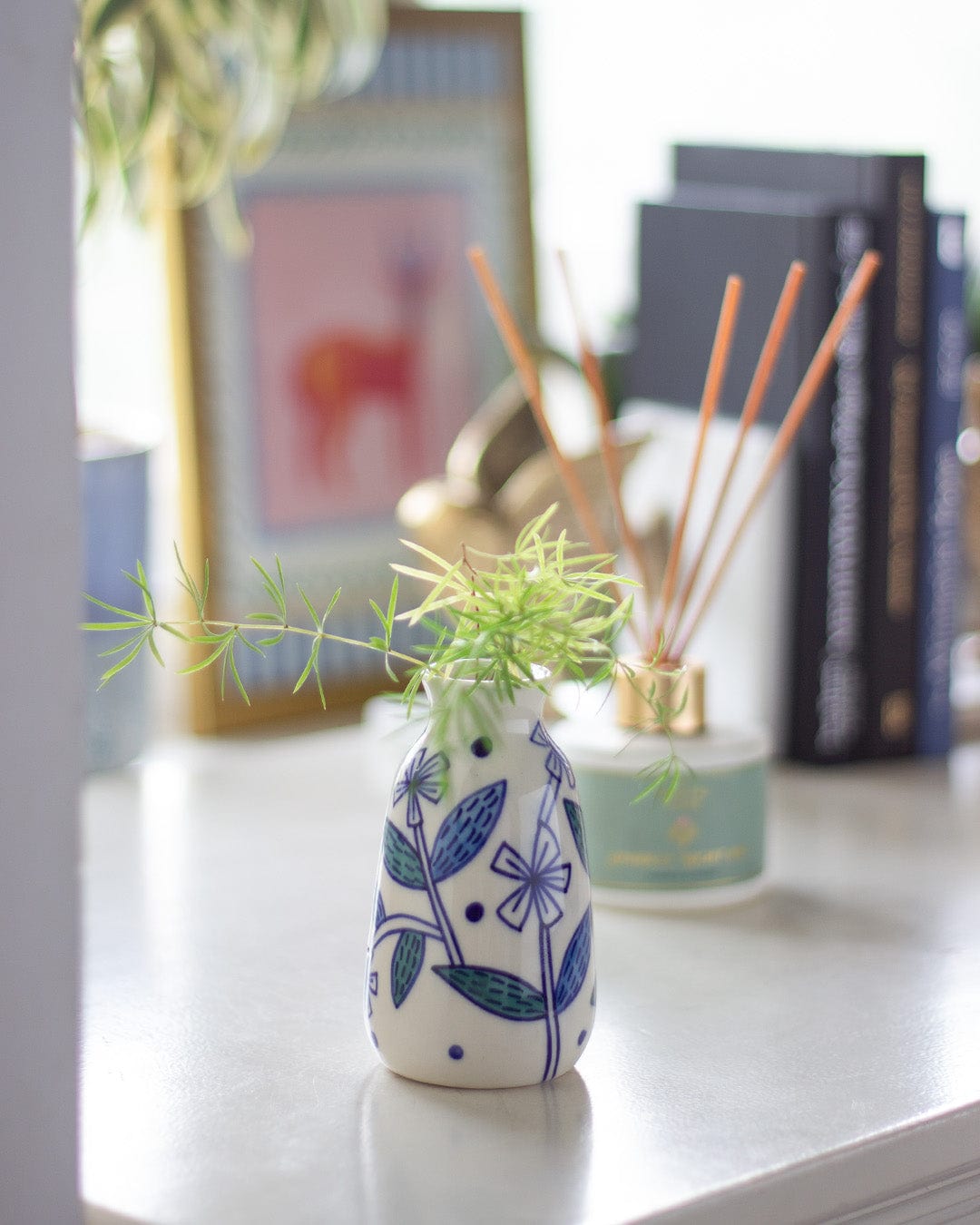 Bella Handpainted Ceramic Mini Vase