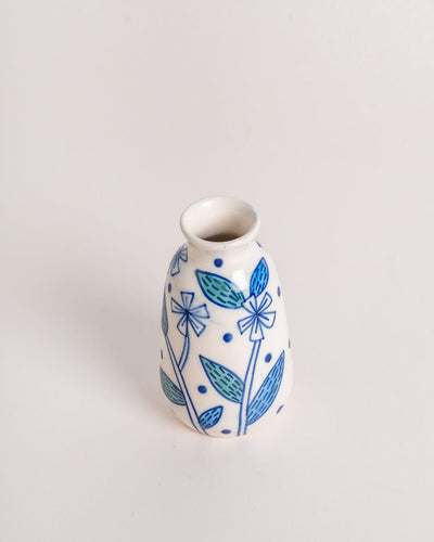 Bella Handpainted Ceramic Mini Vase