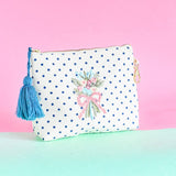 Belle Fleur Embroidered Pouch