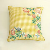 Birdie Checks Cushion Cover