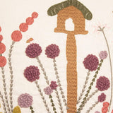 Birdie Feeder Embroidered Cushion Cover