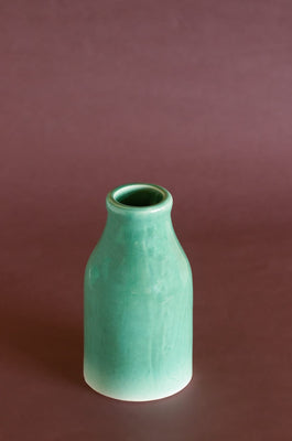 Bisque Ceramic Bottle Vase- Medium