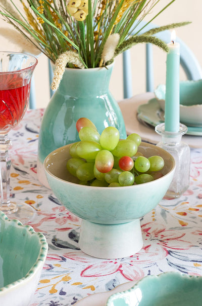 Bisque Ceramic Fruit Bowl