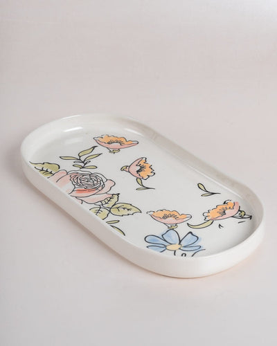 Bliss Handpainted Ceramic Platter