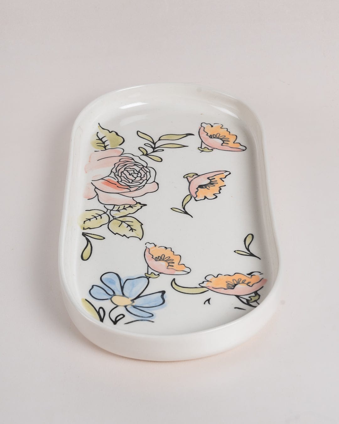 Bliss Handpainted Ceramic Platter