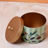 Bloom Room Metal Canister - Mint Green
