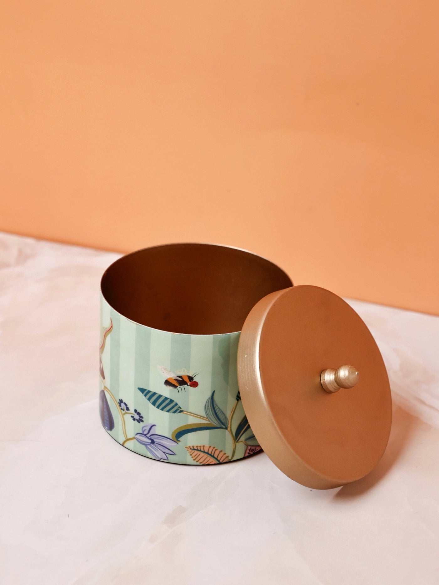 Bloom Room Metal Canister - Mint Green