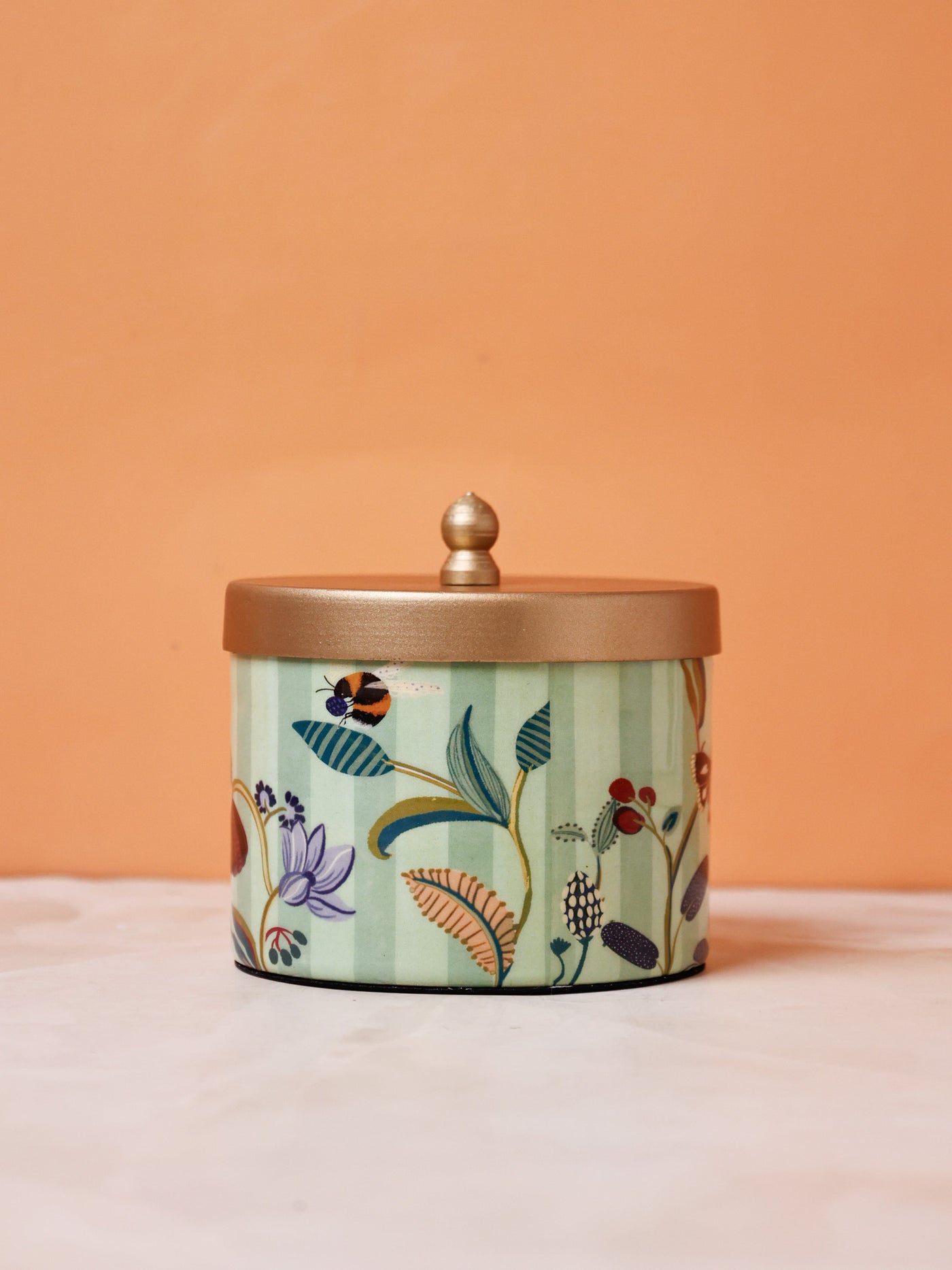 Bloom Room Metal Canister - Mint Green