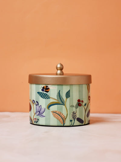 Bloom Room Metal Canister - Mint Green