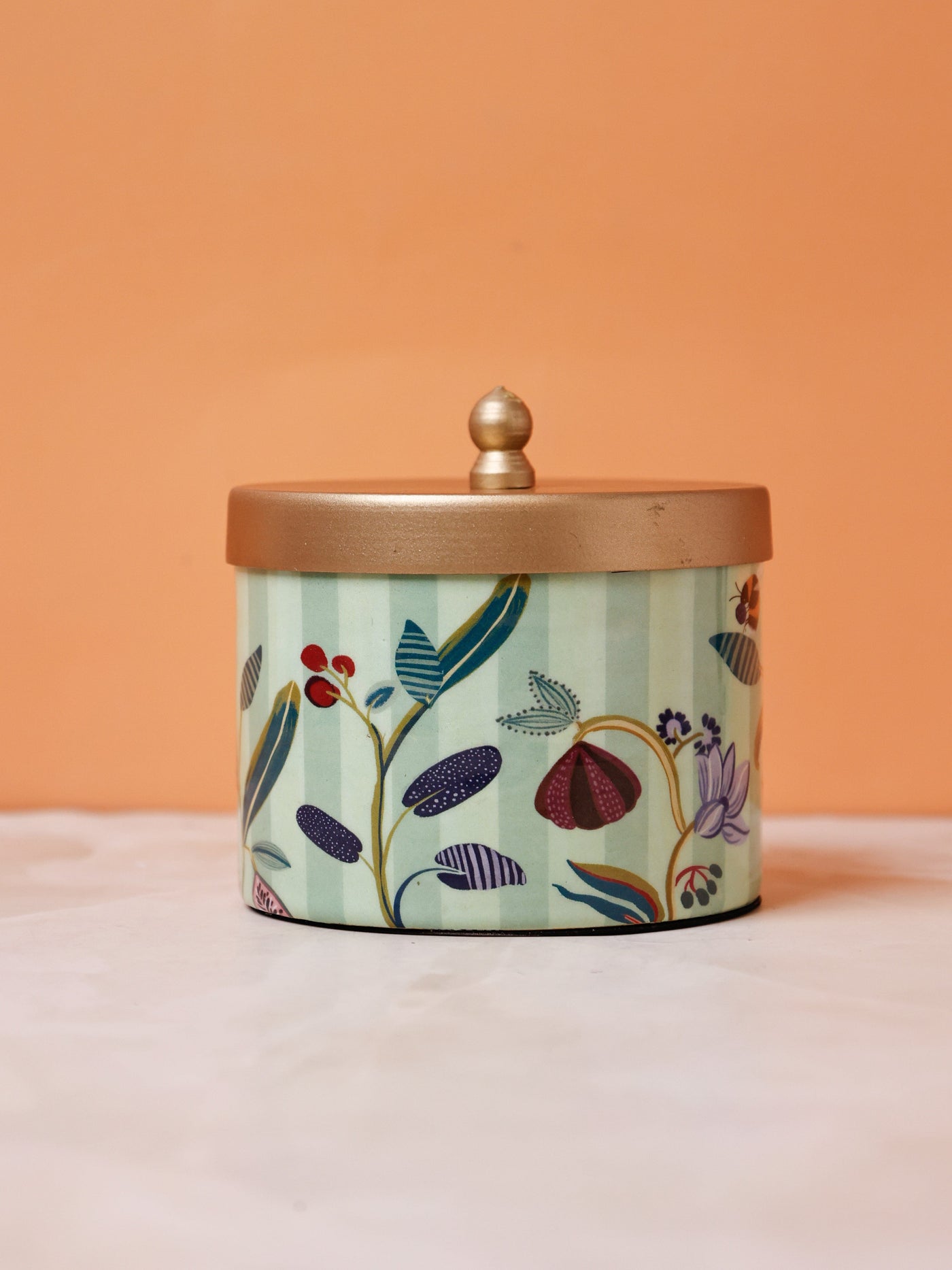Bloom Room Metal Canister - Mint Green